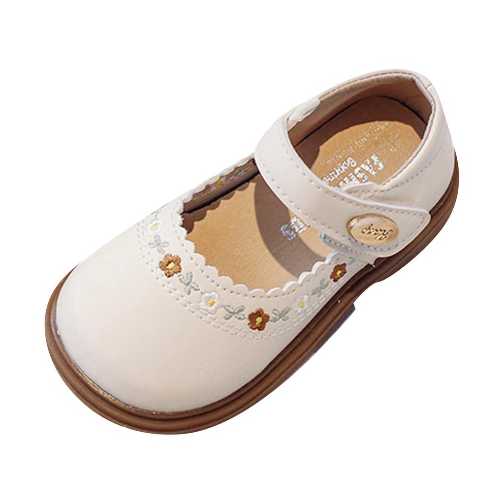 Весенние новые детские туфли принцессы на мягкой подошве для девочек. Нескользящая женская детская обувь. Туфли для девочек маленького и среднего размера