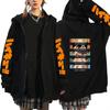 Аниме Nekoma Karasuno Kenma Kozume Haikyuu толстовки на молнии Harajuku толстовка Karasuno High School Manga куртка на молнии пальто