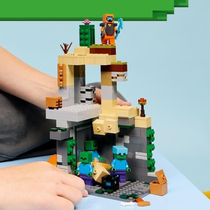 LEGO Minecraft 21587 Le Donjon de Zombies - Jeu Interactif pour Garçon ou Fille dès 8 ans