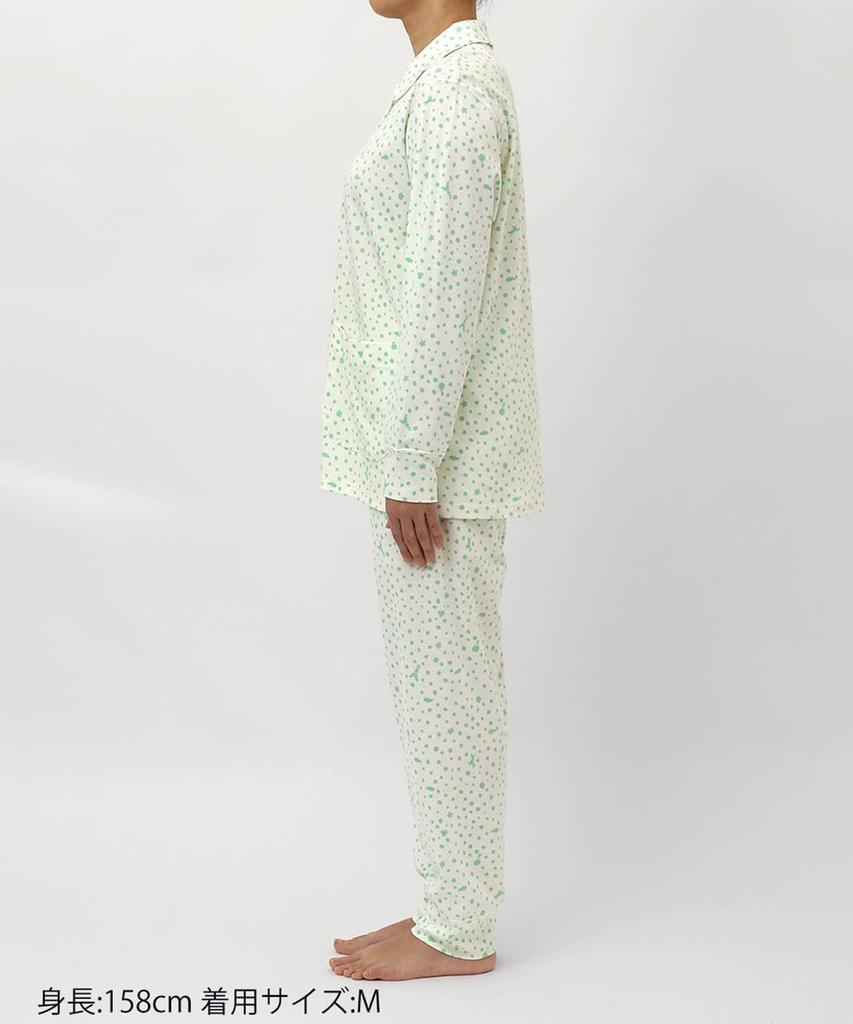 Wacoal RELAX SLEEP Relax Tsumori Chisato Long Sleeves and Cotton Tsumori Chisato SLEEP ME Size M & (Wacoal & Sleep) Pajamas, Pants, 100% (Product