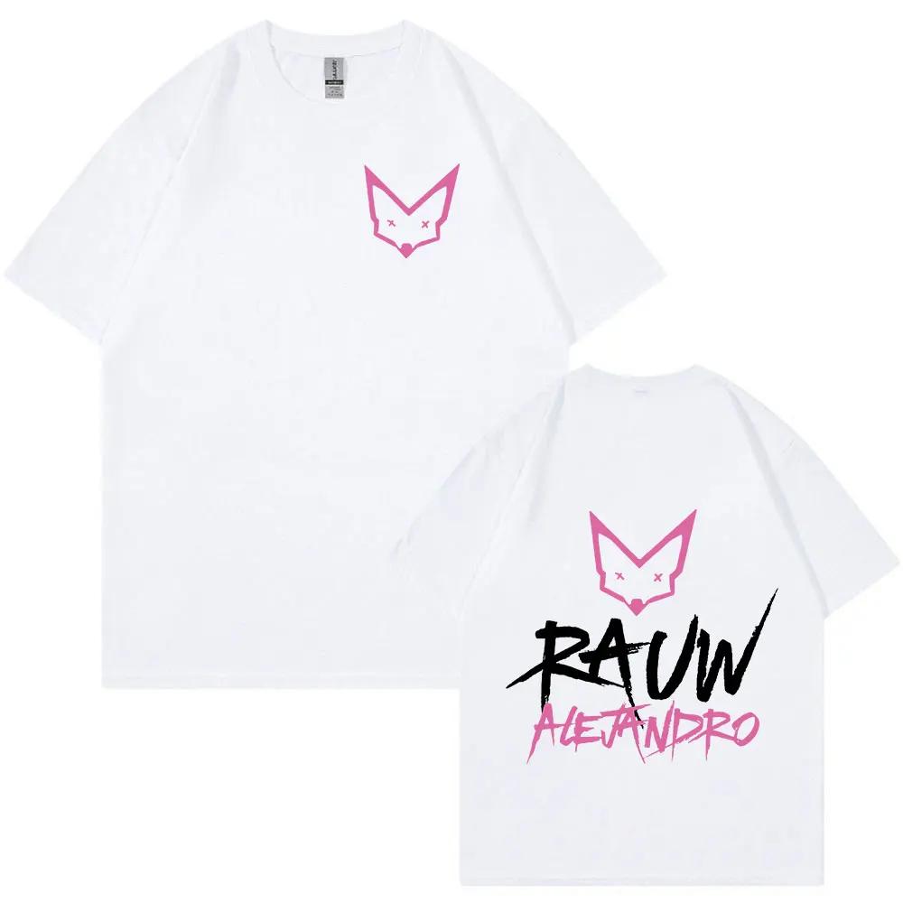 Rauw Alejandro T Shirt Cartoon Print Kawaii Short Sleeve Tee Shirt Unisex Women Clothes 100 Cotton Casual ONeck Oversized Tshirt