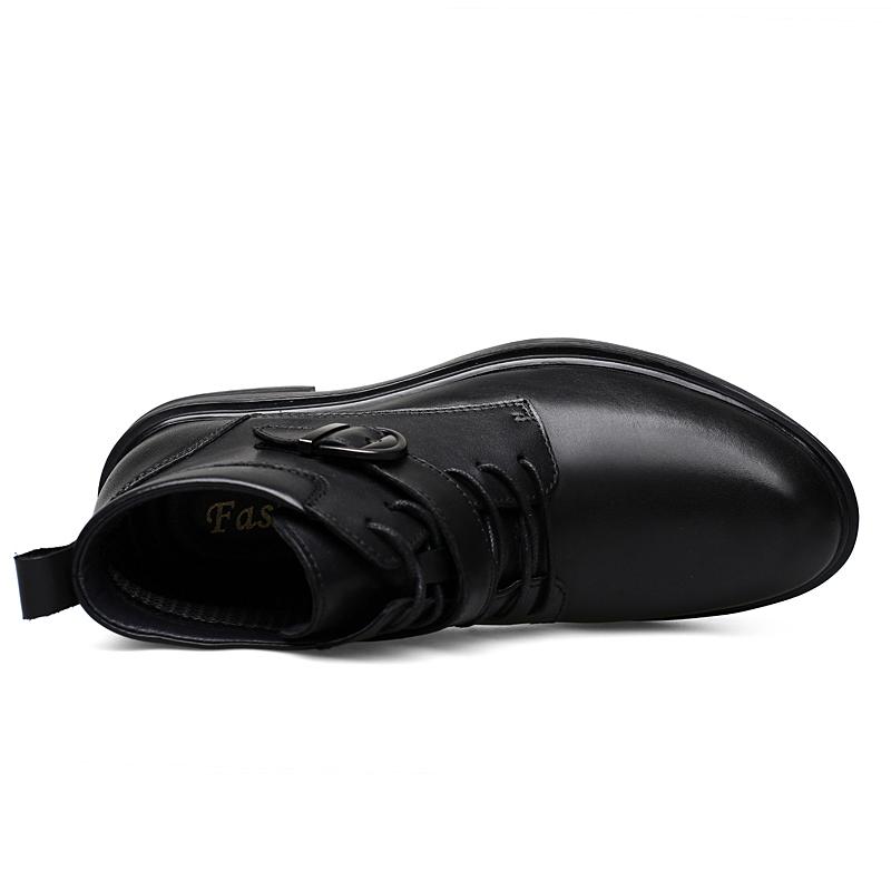 Новые итальянские мужские ботинки из натуральной кожи, роскошный бренд, деловые челси, офисные мужские повседневные ботильоны, зимние теплые ботинки