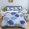Leaves Duvet Cover Set 3D Flower Printed Bedding Set Comforter Cover With Pillowcase Single Twin King Queen Bedclothes 2/3Pcs