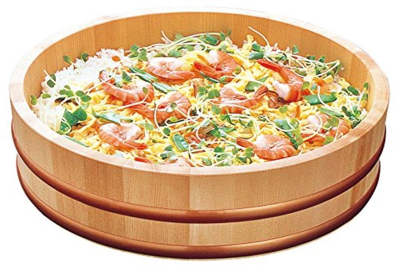 Стол для риса и суши Yamako из натурального дерева 36 см