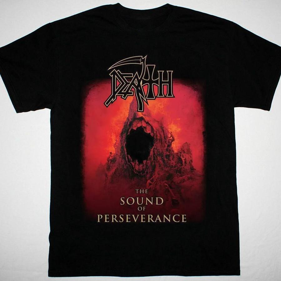 DEATH группа THE SOUND OF PERSEVERANCE черная футболка с коротким рукавом S-5XL Унисекс футболка