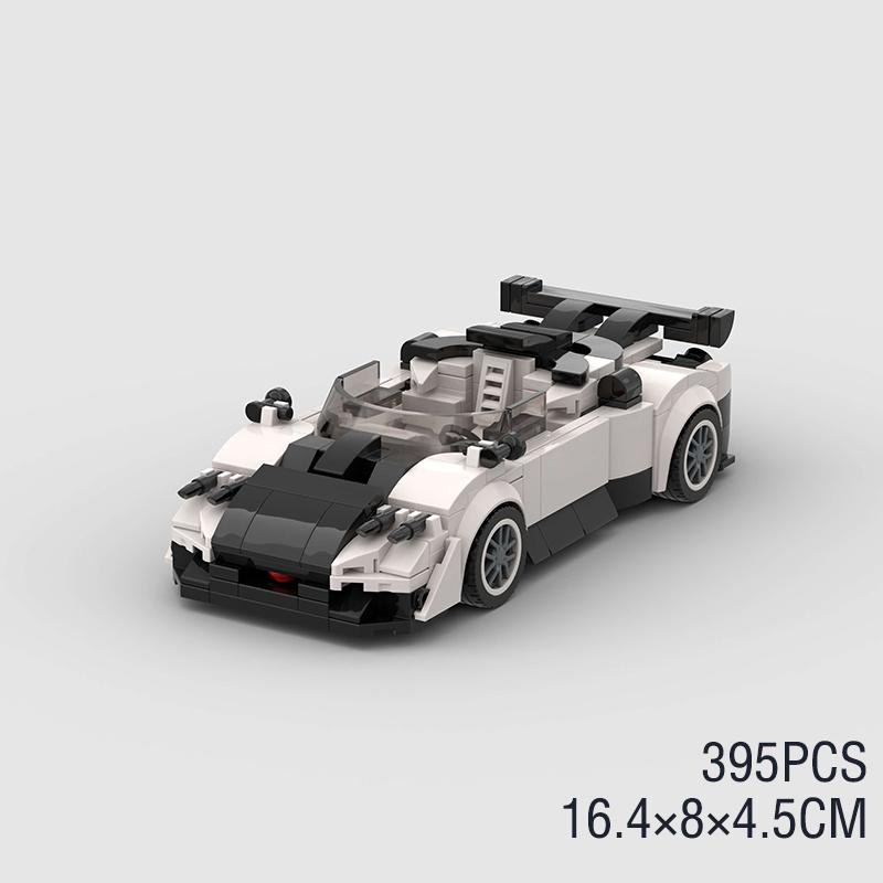 City Speed Convertible MOC Old Car Super Race Vehicle Model Building Block Racing Brick Technical Christmas Gift Rally Sport Toys