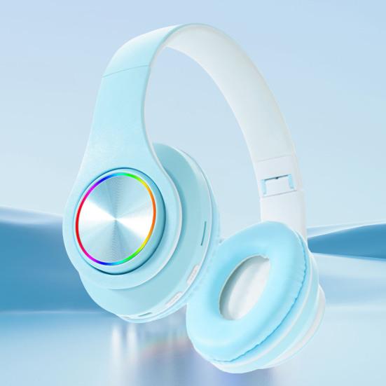 Беспроводные наушники со стабильным соединением, RGB-подсветкой, низкой задержкой, шумоподавлением, глубоким