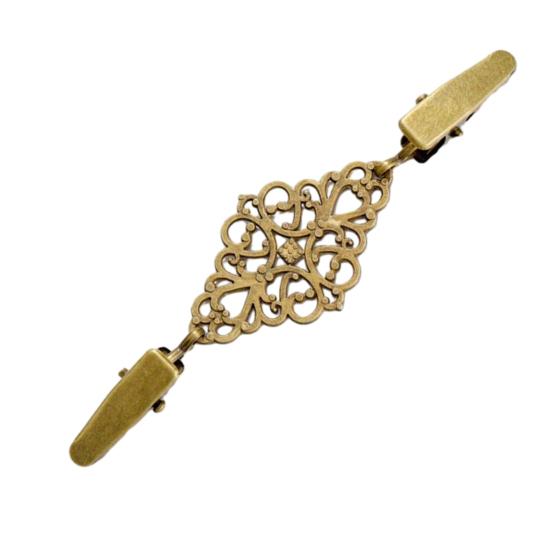 1/3Pcs Sweater Clips Geometric Design Alloy Clips Sweaters Dresses Scarves Brooch Pins Versatile Clothing Accessory