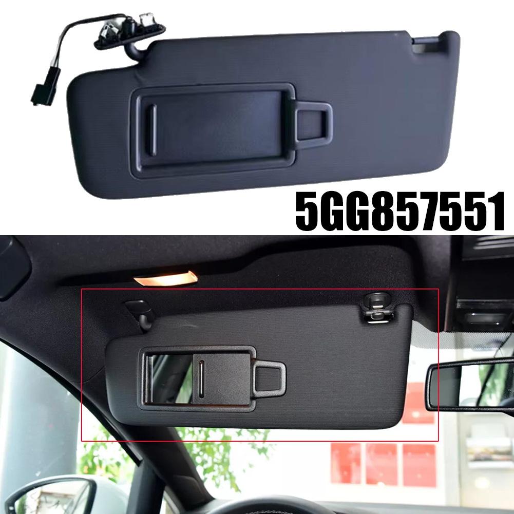 Car Accessories Car Sun Visor Makeup Mirror Glass Material Plastic Material Stable Characteristics Brand New Condition For T-Roc