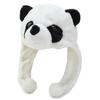 WHITE FANG Cold Protection Panda CA355 Autumn/Winter Hat, Cap, Animal, Cute, Fun, Brushed, Men's, Women's, (White)