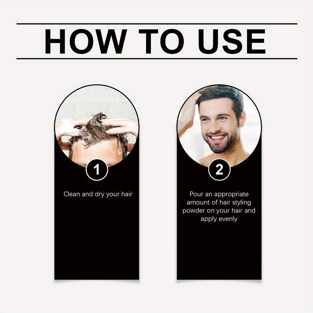 Hair Natural Powder Curly Hair Fluffy Styling Smoothing Frizz Natural Gloss Is Not Greasy