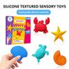 Детская игрушка Sea World Сенсорные камни: Упаковка из 6 фигурных сенсорных камней для детей с игрушками для снятия стресса