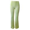 Women's High Waist Criss-Cross Back Yoga Pants - Sexy, Quick-Drying, Elastic, Hip-Lifting, Micro Flare for Spring/Summer.