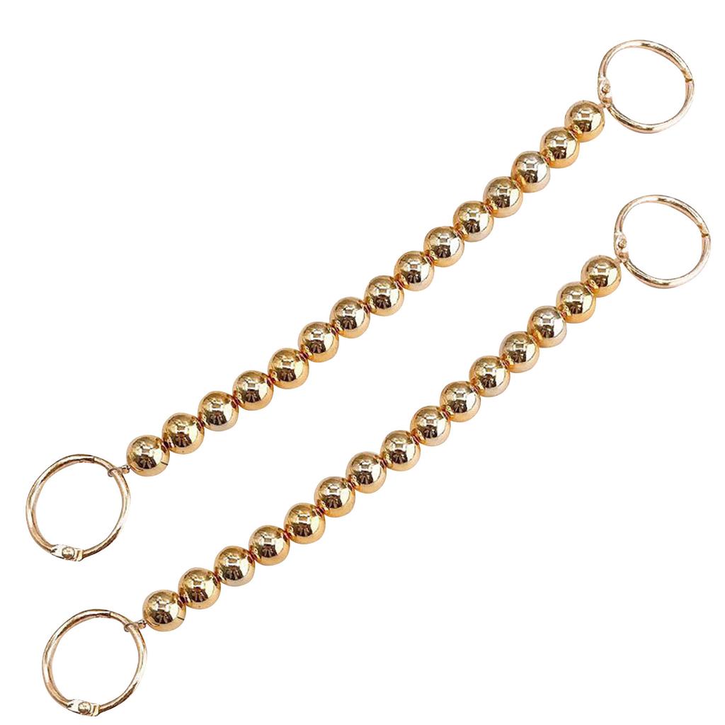 Цепочки для украшения обуви, блестящая металлическая цепочка для подростков, мужчин, женщин, взрослых, аксессуары для обуви