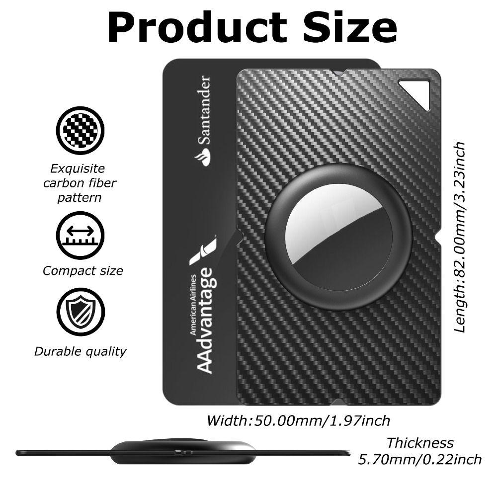 Пластиковый кошелек-картхолдер Трекер для карт Защитный чехол для локатора Apple AirTag Аксессуары