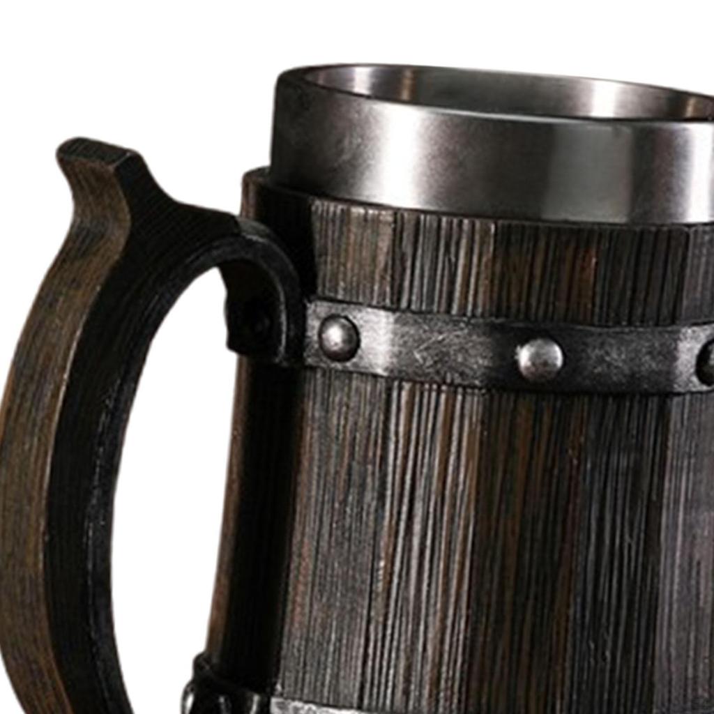 Деревянная бочка пивная кружка посуда для напитков декоративная кружка ручной работы с ручкой винтажный дизайн чашка