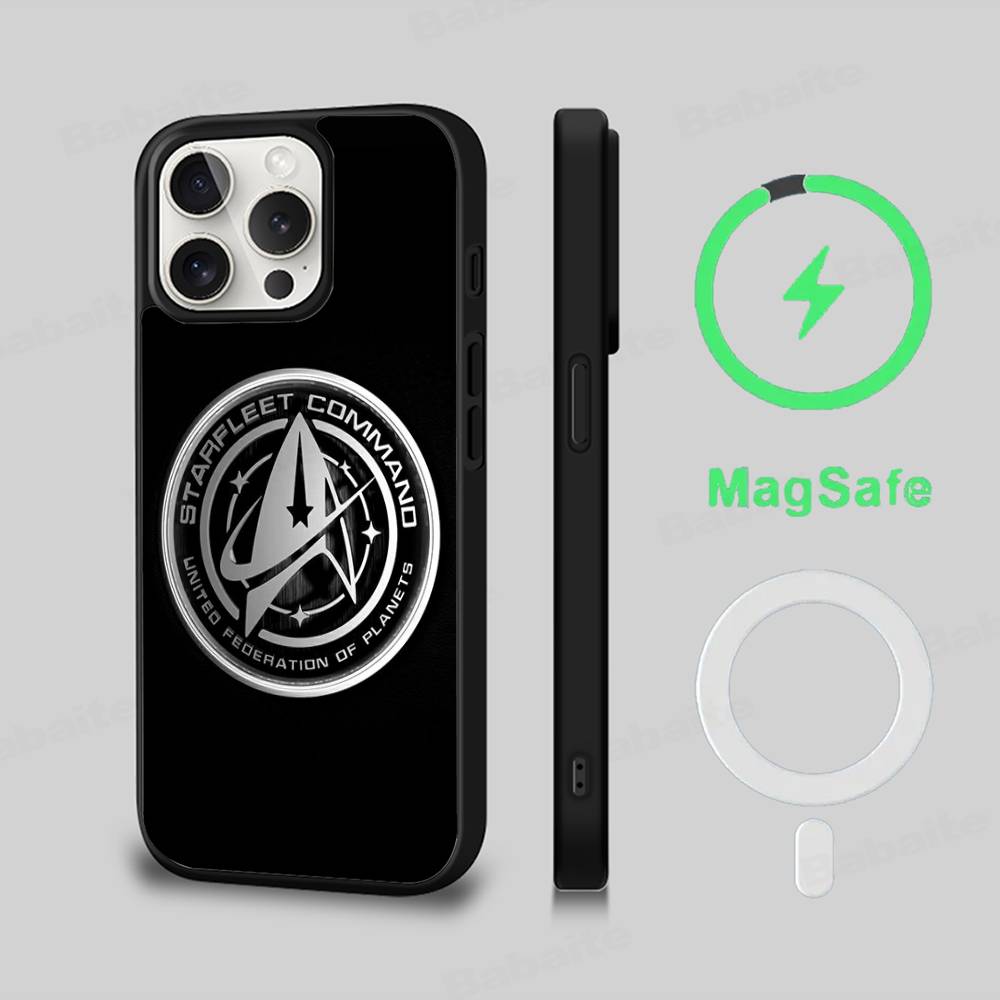 S-Star T-Trek Ships Phone Case Magnetic Case For IPhone 16 14 13 12 11 15 Pro Max Plus For Magsafe Wireless Charge Cover