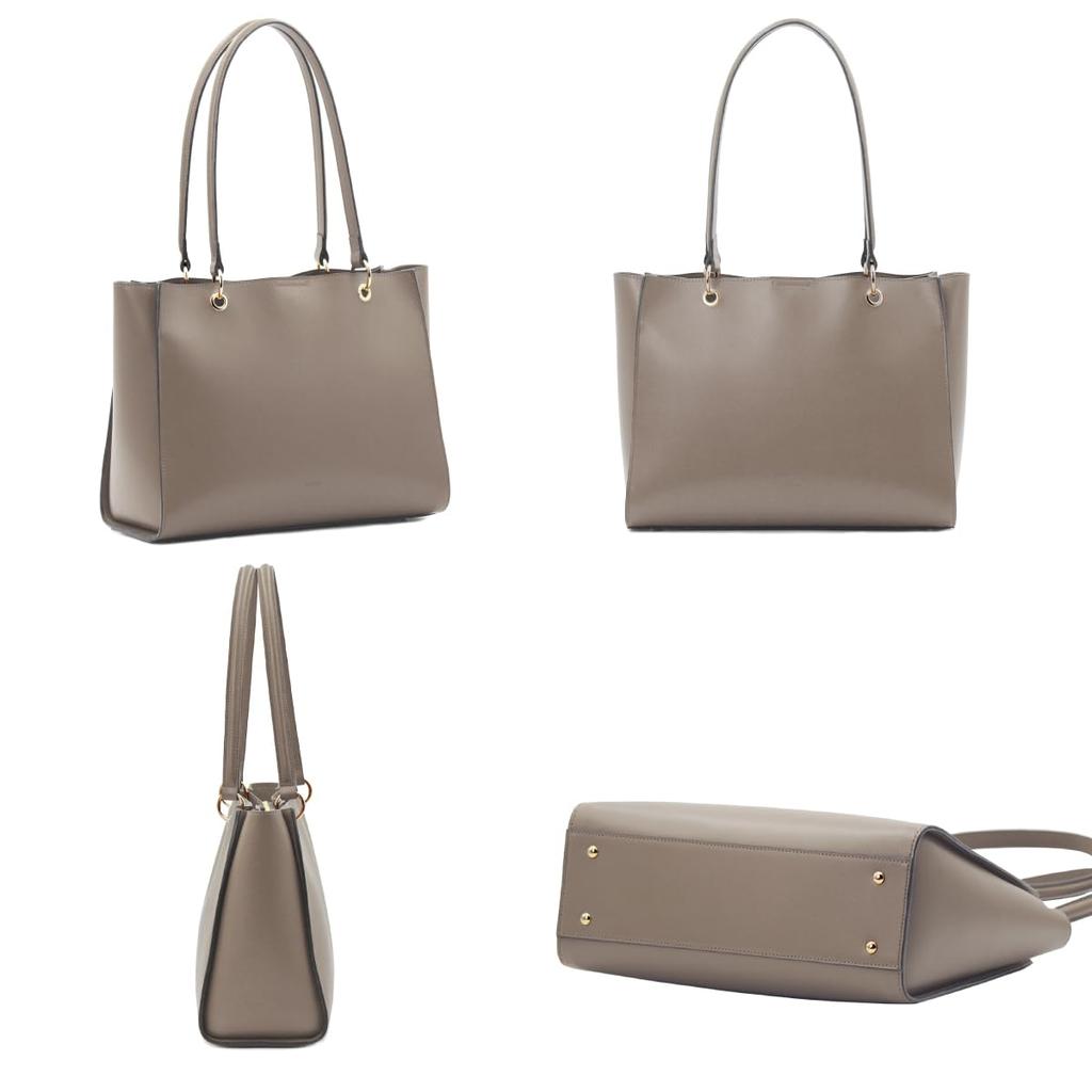 Сумка-тоут, легкая, совместимая с форматом А4, сумка для деловых поездок, компактная сумка A0011 [ANDSHIN] для женщин (дуб)