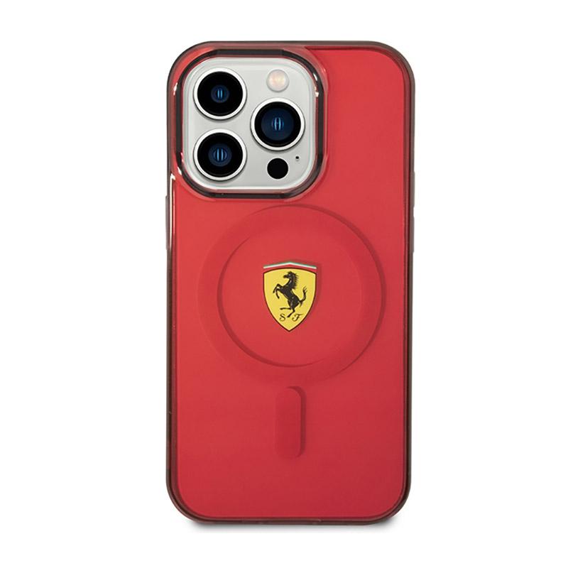 Ferrari Translucent Magsafe - Etui Iphone 14 Pro Max (Czerwony)
