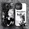 Чехол для телефона Misa D-Death N-Note для iPhone 17 Air 16e 15 14 13 12 11 Pro Max Plus Mini SE, противоударный, с матовой задней крышкой