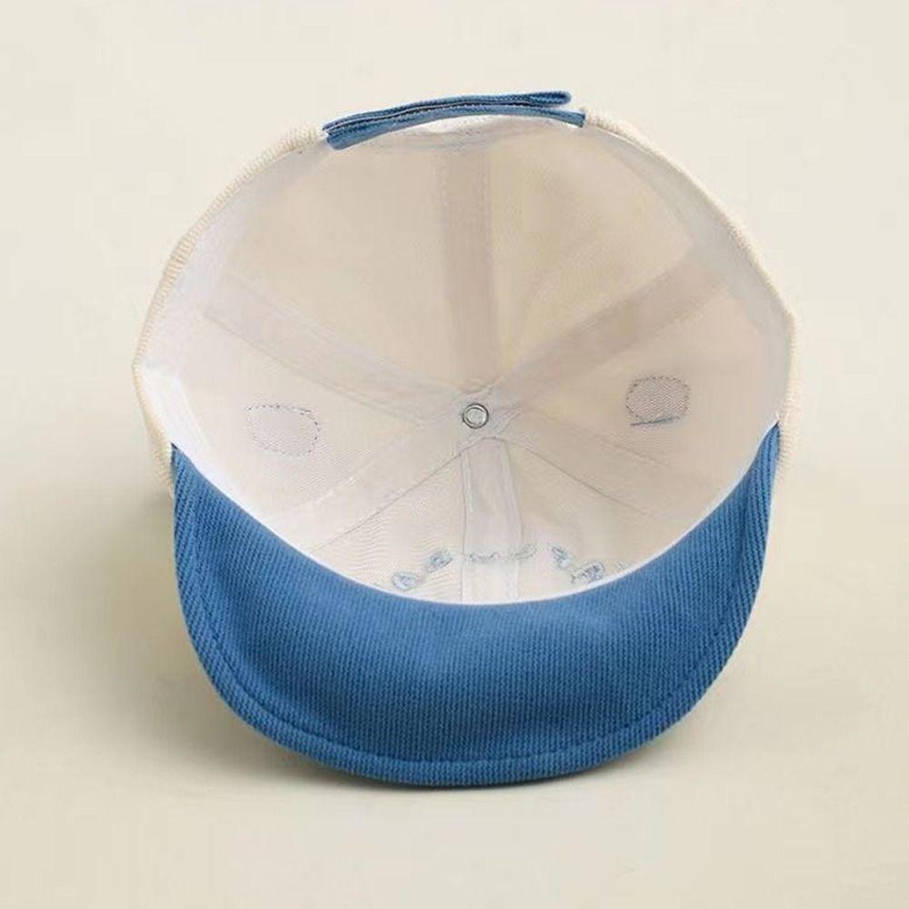 Cartoon Bear Kids Baseball Caps Adjustable Sunshade Visor Hat Korean Baby Peaked Caps Boys Girls