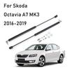2Pcs Carbon Steel Front Hood Lift Support Hydraulic Bonnet Gas Shock Strut for Octavia A7 MK3 16 19 Car Accessories