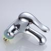 Zinc Alloy Bathroom Double-Hole Washbasin Faucet Hot And Cold Water Faucet Bathroom Sink Mixing Valve Switch Sink Mixer Tap