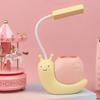 2-в-1 держатель для ручек с зарядкой в виде улитки, настольная лампа, складная защита для глаз от USB, ночник для спальни, ночник для чтения