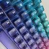 Матовые колпачки с радужным градиентом - Индивидуальная посадка для клавиатур на 61/68/75/87/98 клавиш
