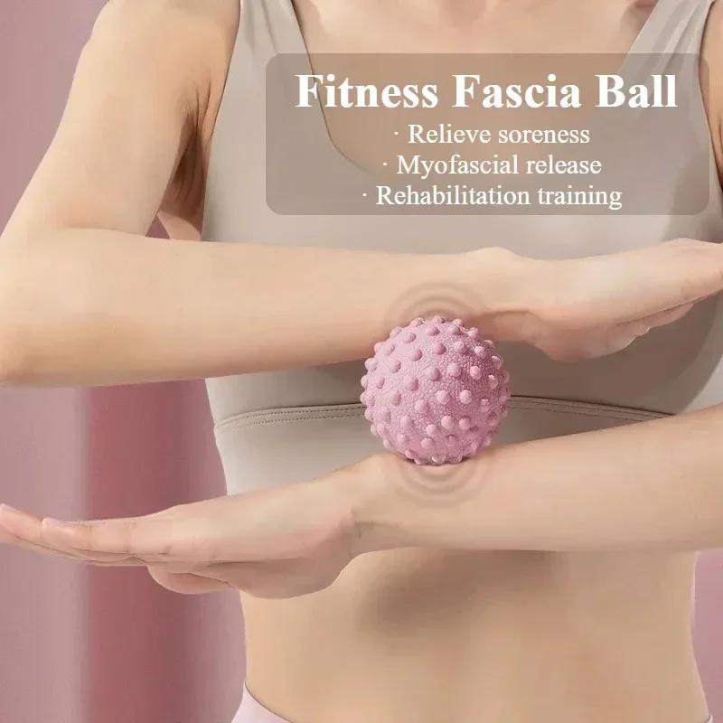 Fascia Ball Raised Point Massage Ball TPR Posture Master Yoga Ball Waist and Back Foot Massage Ball Amagi