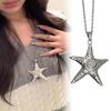 Готическое ожерелье с подвеской в виде морской звезды, панк, преувеличенная, неправильной формы звезда, ювелирное украшение, путешествие, пляж, OOTD ожерелье
