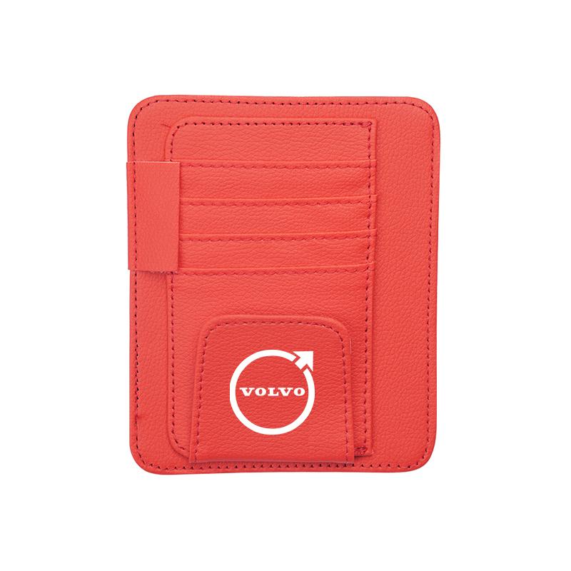 Car Sunshade Storage Bag Sunglasses Card Clip Organizer For Volvo Rdesign V90 V60 XC60 XC90 V40 EC40 EX40 S80 S60 S90 V70 EX90