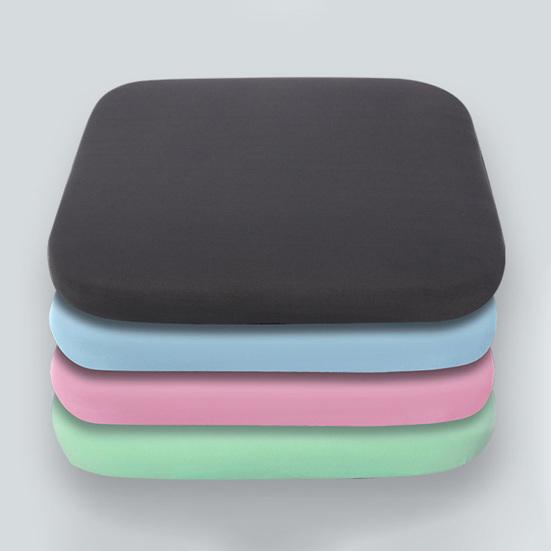Подушка сиденья из пены с памятью Дышащая Медленно восстанавливающая форму Четыре сезона Нескользящая Моющаяся наволочка Эластичная Для автомобиля Дома Офисного кресла Квадратный коврик для сидения