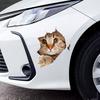 Car Sticker Eye-catching 3D Effect Waterproof Funny Car Animal Decal