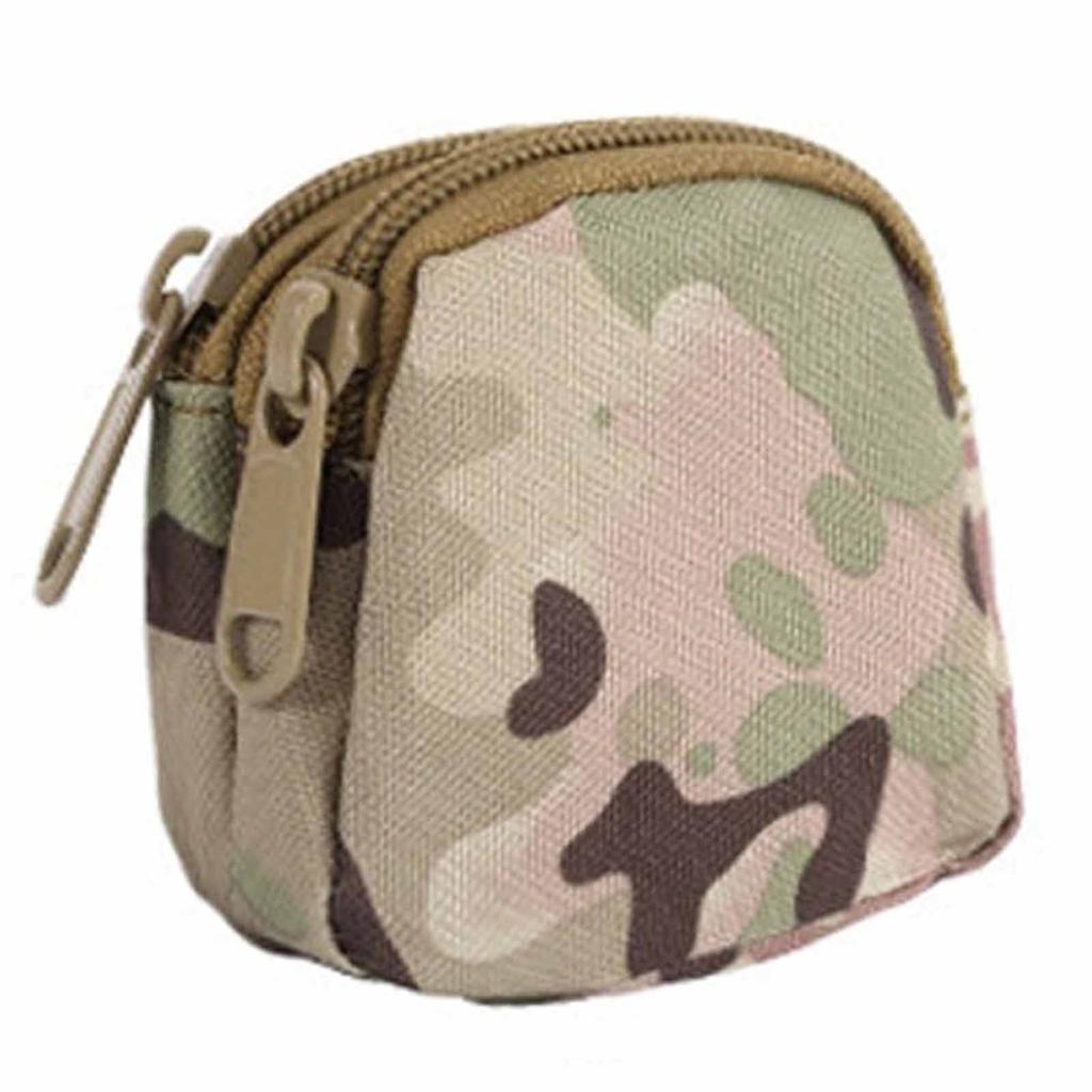 Мужской подсумок Molle – нейлоновый карман на двойной молнии, легкий уличный кошелек для монет, держатель для карт, органайзер для ключей, поясная сумка для кемпинга, пеших походов