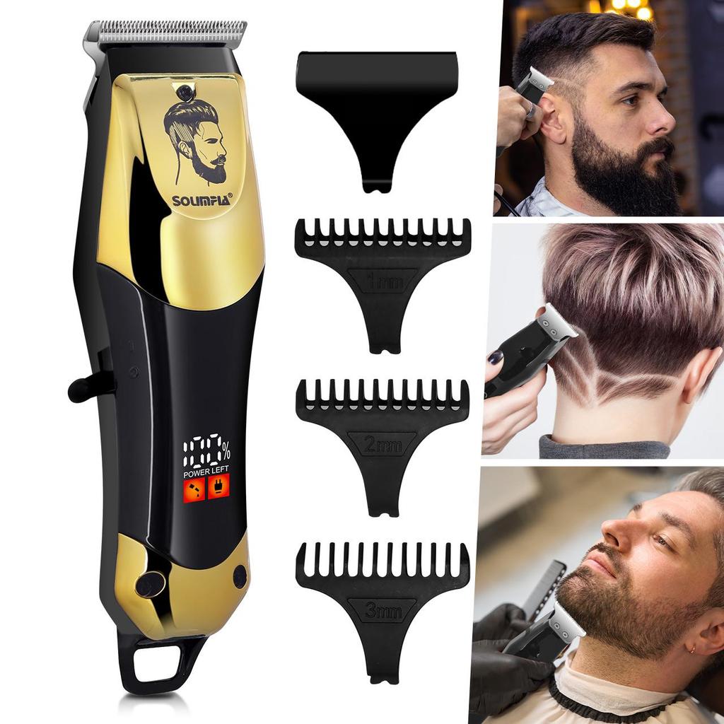 Professional Hair Clippers for Men 0mm Cordless Clippers for Hair Cutting Mens Hair Clippers and Trimmer Kit for Barber