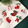 1PC Luxury Exquisite Christmas Decoration  Fashion Jewelry Gift  Party Christmas Brooch Pin
