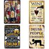 Wine Beer Vintage Metal Tin Signs Living Room Sofa Background Decor Posters Bar Club Shop Wall Room Decoration Iron Plate Plaque