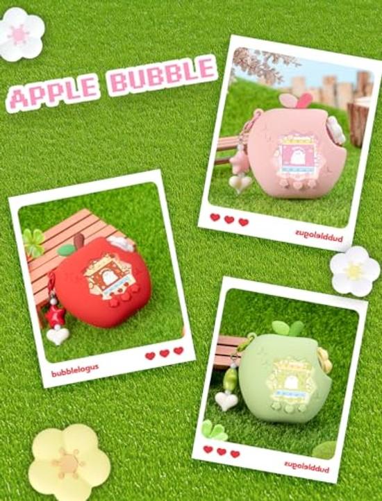 Чехол для Tamagotchi Paradise, совместимый с Apple, 3D, 4 штуки, защитный силиконовый чехол со сменной лицевой панелью и колпачком для циферблата, милый, амортизирующий, устойчивый к царапинам.