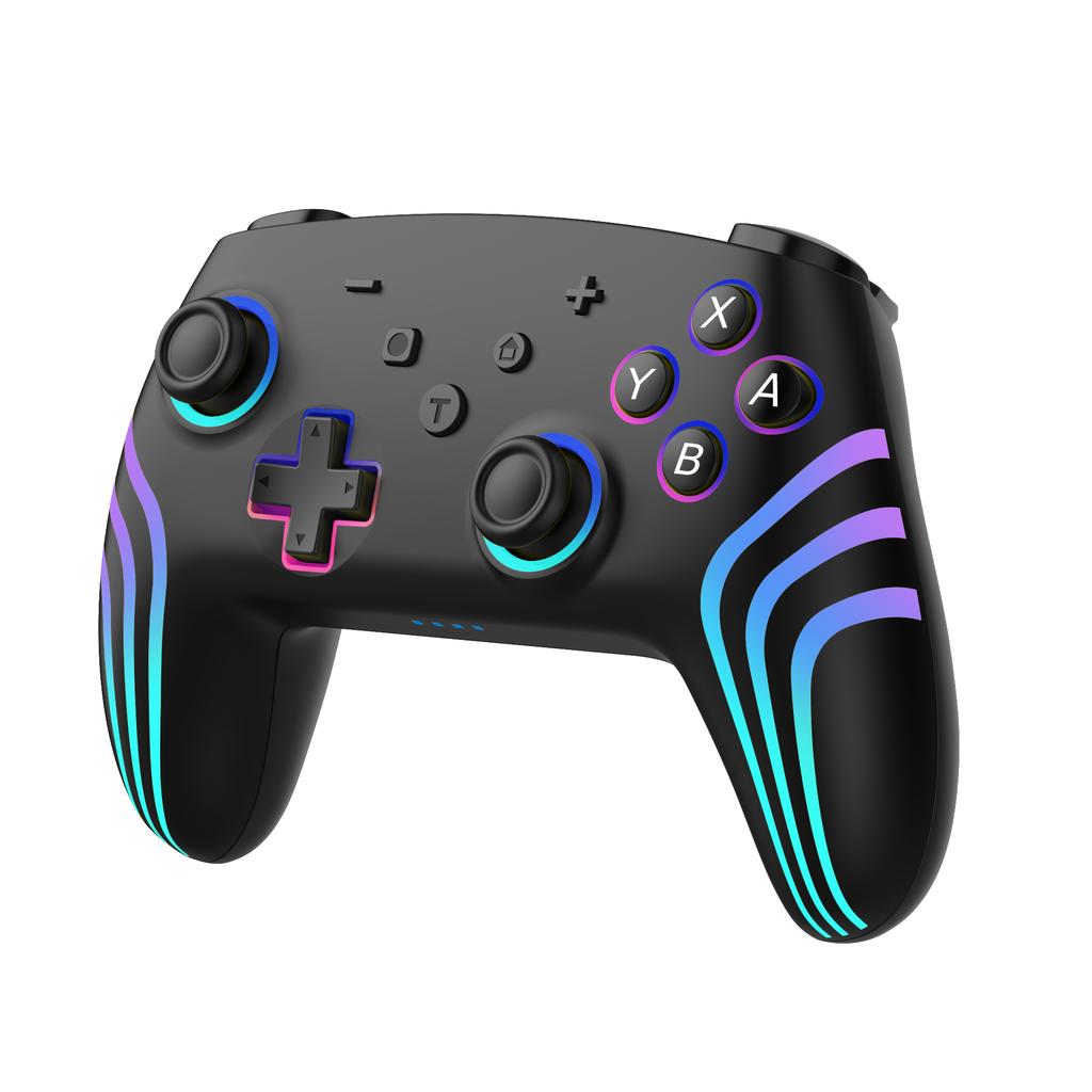 Wireless Controller SZ-933B for Nintendo Switch Lite with Six Axis Gyro Sensor,3D Joystick Calibration&RGB Colorful Light