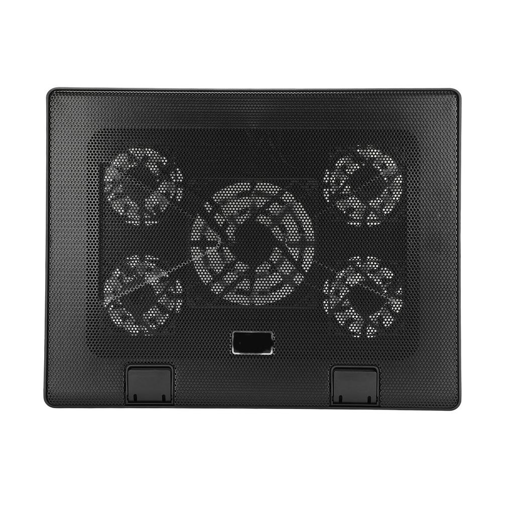 Laptop Cooler Silent Operation Laptop Cooling Stand with 5PCS Fan Dual USB Ports Cooler Fans for