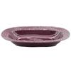 Aito Seisakusho "Lien" Oval Bowl Curry Plate Pasta Plate Approximately 26 X 16 Cm Purple Mino Ware Antique Style Microwave Dishwasher Safe Made In