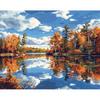 Acrylic Painting By Numbers Diy Gift Lake Landscape For Adult Picture Drawing Home Decors On Canvas Handmade Paint Kit