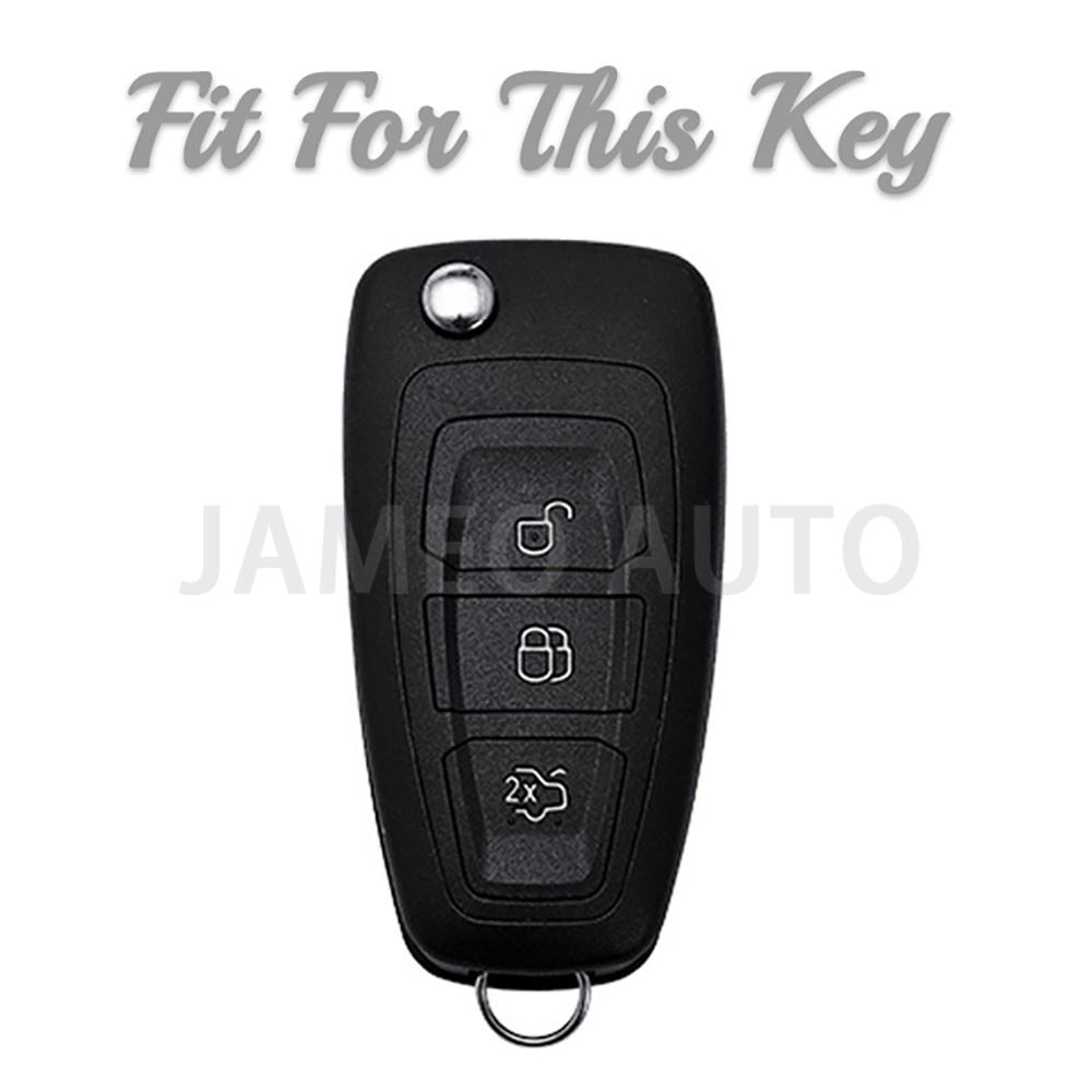 For Ford Focus 2 3 MK3 ST RS Ecosport Kuga Escape Fiesta Fold C-Max S-Max Mondeo TPU Folding Car Remote Key Cover Case
