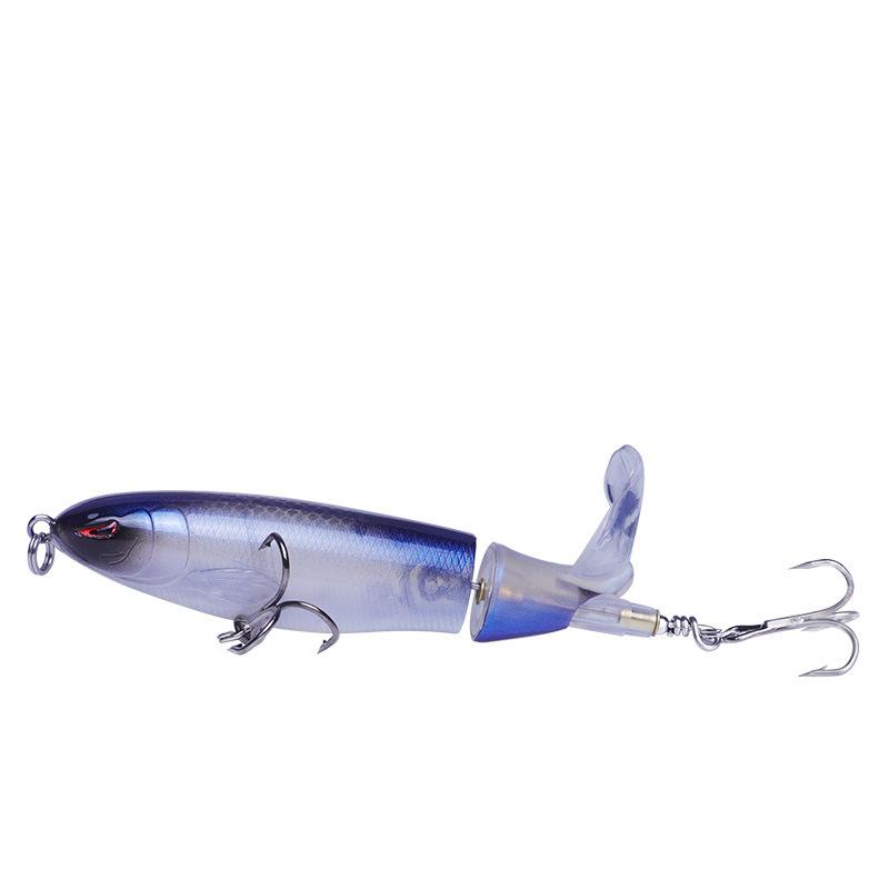 Набор реалистичных приманок для ловли рыбы на поверхности воды - мягкий вращающийся хвост, реалистичная твердая приманка, прочные рыболовные снасти