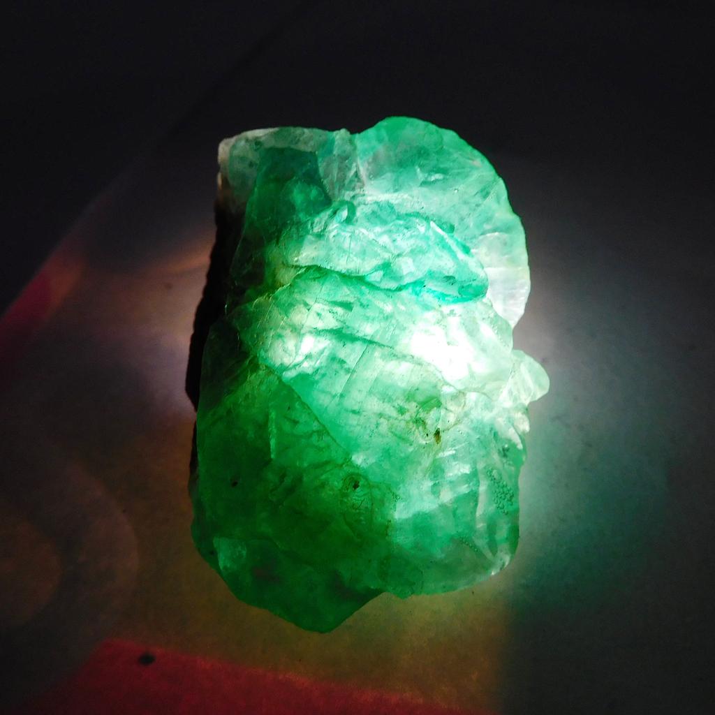 114.35 Ct Uncut Rough Multi Color Natural Fluorite Loose Gemstone