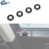 4 шт. Отделка кольца P-образного болта замка двери автомобиля из углеродного волокна для Dodge RAM 1500 2010+ ABS