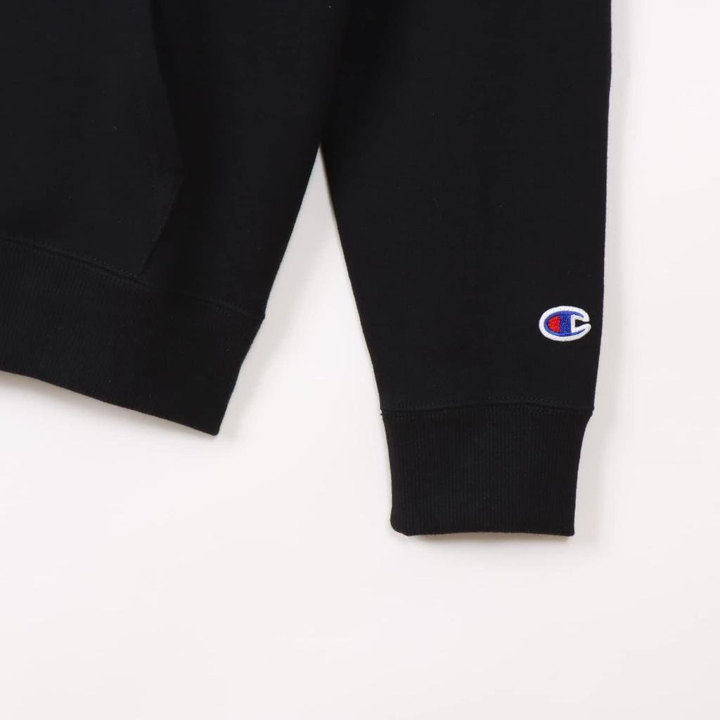 Толстовка детская с длинным рукавом хлопок США One Point вышитый логотип капюшон толстовка базовая черная 160 [Champion] 100% CK-Y101/CK-Y101Z/CK-T101