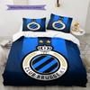 Club Brugge KV Pattern Bedding Quilt Set  Home Decoration  Gift (1 * duvet cover + 2 * pillowcase  without core)