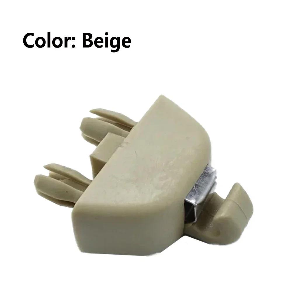 For VW Passat B7 Polo MK5 6R Up Jetta 6 A6 Vento Skoda Rapid 2012-2015 6R0857561 1 2PCS New Black Gray Beige Sun Visor Hook Clip